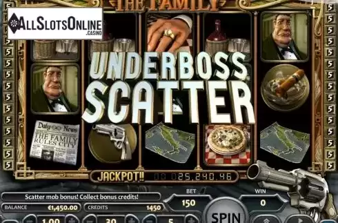 Underboss Scatter. The Family from Nucleus Gaming