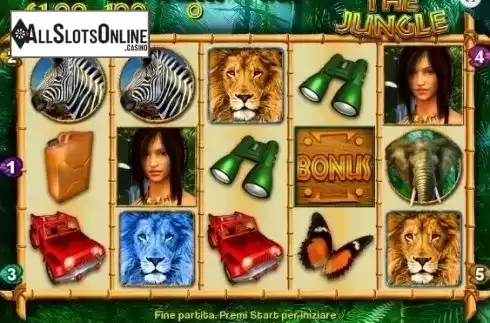 Reel screen. The Jungle from Magic Dreams