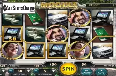 Win Screen. The Moguls from Nucleus Gaming