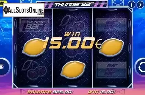 Win screen 3. ThunderBAR from PAF