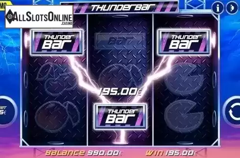 Feature win screen. ThunderBAR from PAF