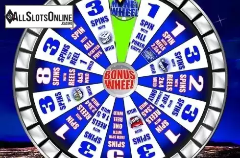 Bonus Wheel screen 1. Vegas Hits from Bally