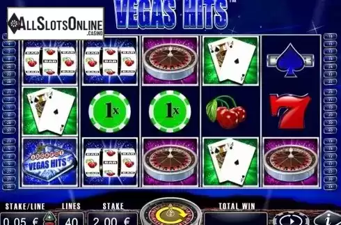 Reel screen. Vegas Hits from Bally