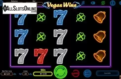 Screen7. Vegas Wins from Booming Games
