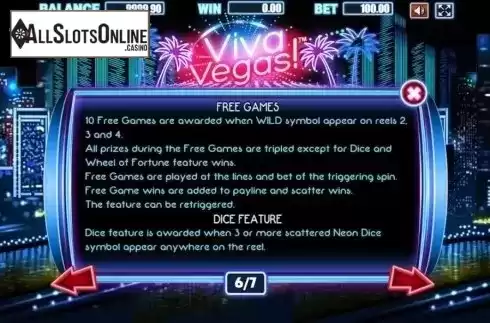 Features 1. Viva Vegas from Allbet Gaming