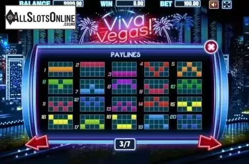 Lines. Viva Vegas from Allbet Gaming