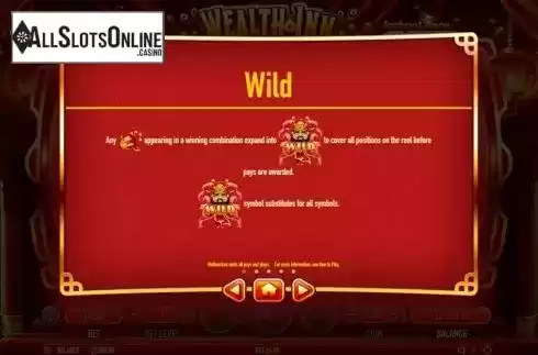 Feature screen. Wealth Inn from Habanero