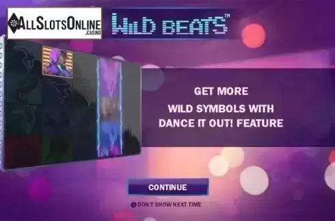 Screen 1. Wild Beats from Playtech