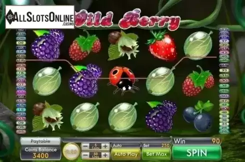 Win Screen 2. Wild Berry from Genii