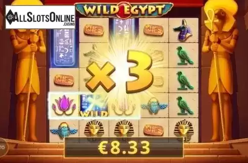 Multiplier screen. Wild Egypt from Cayetano Gaming