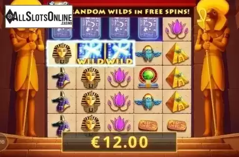 Wild Win screen 2. Wild Egypt from Cayetano Gaming