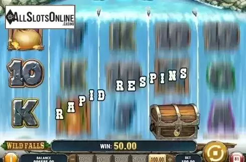Rapid Respins. Wild Falls from Play'n Go