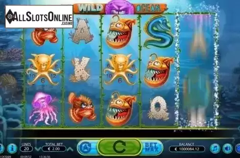 Reel Screen. Wild Ocean from Booming Games