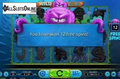 Free Spins 1. Wild Ocean from Booming Games