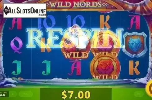Respin screen 1. Wild Nords from Red Tiger