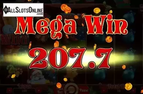 Mega Win. Wild Santa from Spinomenal