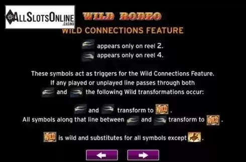 Paytable 3. Wild Rodeo (High 5 Games) from High 5 Games