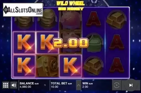 Win screen 1. Wild Wheel from Push Gaming