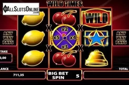 Bonus Wheel screen 1. Wild Times from Barcrest