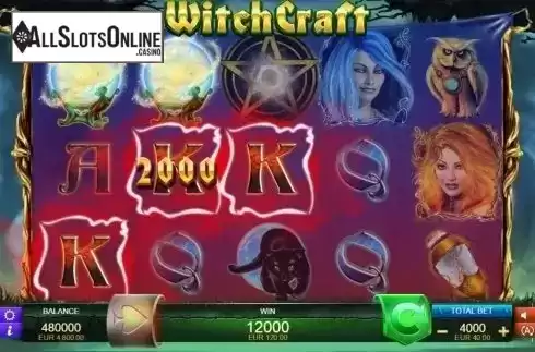 Game screen 2. WitchCraft from FUGA Gaming