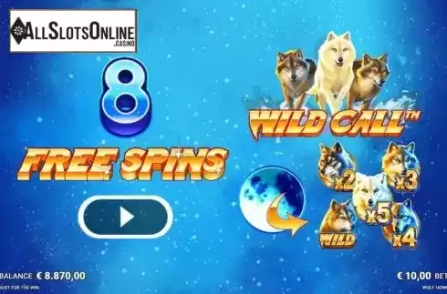 Free Spins 1. Wolf Howl from JustForTheWin