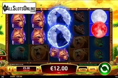 Win screen 2. Wolf Haven from Ruby Play