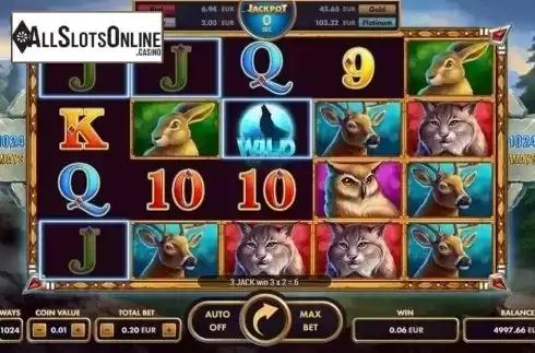 Win Screen 2. Wolf Reels from NetGame