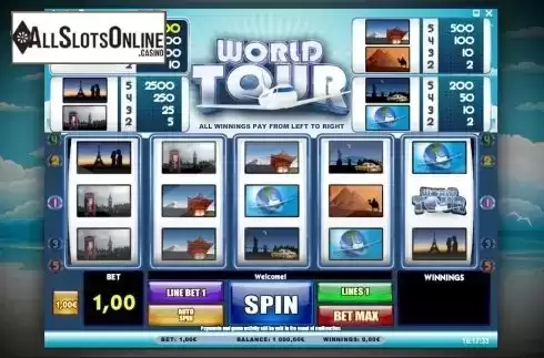 Reels 1. World Tour from iSoftBet