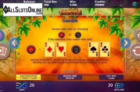 Gamble. Zahmelusha from DLV