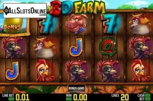 Bonusgame win. 3D Farm HD from World Match