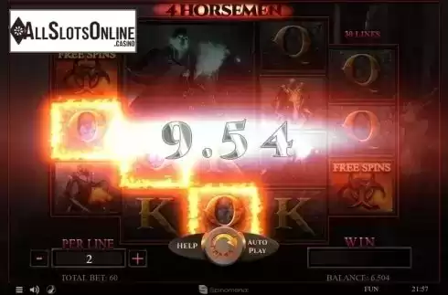 Free Spins. 4 Horsemen from Spinomenal