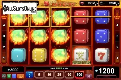 Win Screen 4. 5 Hot Dice from EGT