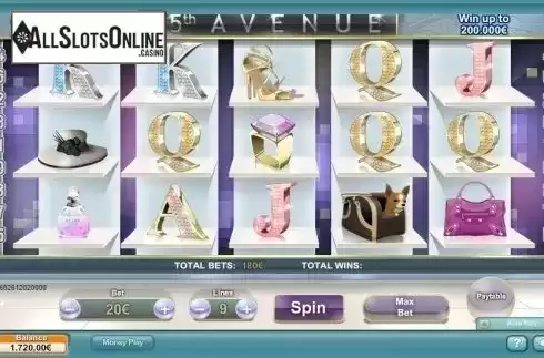 Screen 1. 5th Avenue from NeoGames