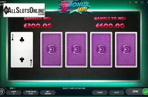 Gamble. 7 Bonus Up from Endorphina