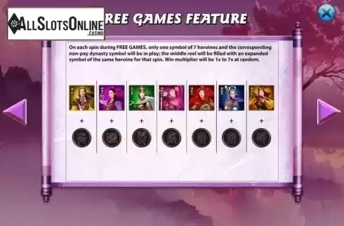 Features. 7 Heroines from KA Gaming