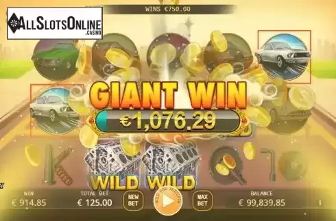 Giant Win. Muscle Cars from KA Gaming