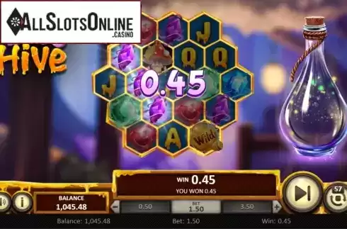 Win screen 2. Mystic Hive from Betsoft
