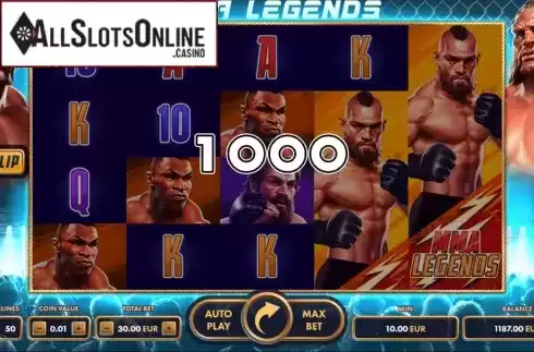 Win Screen 2. MMA Legends from NetGame