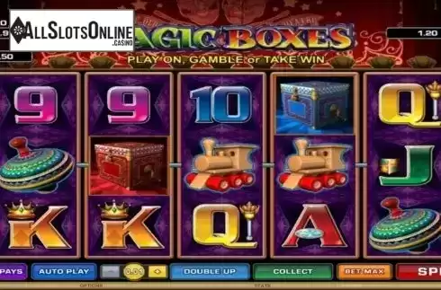 Screen 5. Magic Boxes from Microgaming