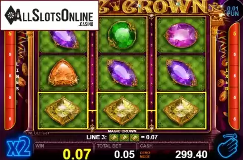 Win screen 2. Magic Crown from Casino Technology