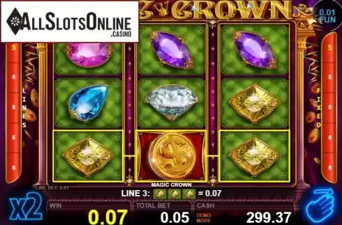 Win screen 3. Magic Crown from Casino Technology