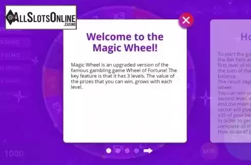 Info 1. Magic Wheel from Evoplay Entertainment