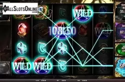 Wild win screen. Magic Wilds from Red Rake