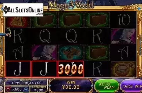 Win Screen. Magic World from CQ9Gaming