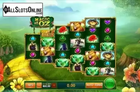 Game Workflow screen. Magic of Oz (GamesOS) from GamesOS