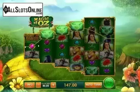 Win Screen . Magic of Oz (GamesOS) from GamesOS