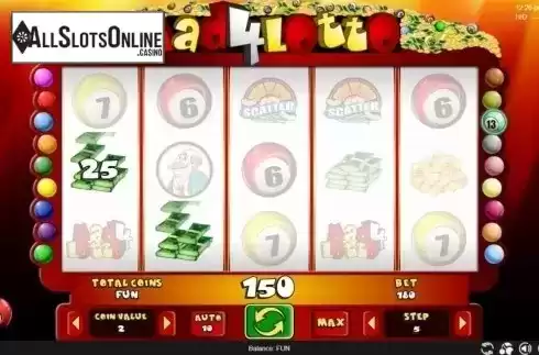 Win Screen. Mad 4 Lotto from Espresso Games