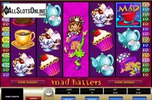 Screen8. Mad Hatters from Microgaming
