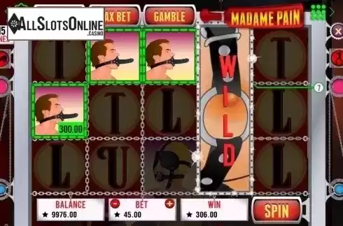 Screen6. Madame Pain from Booming Games