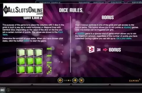 Features 2. Master Dice from GAMING1